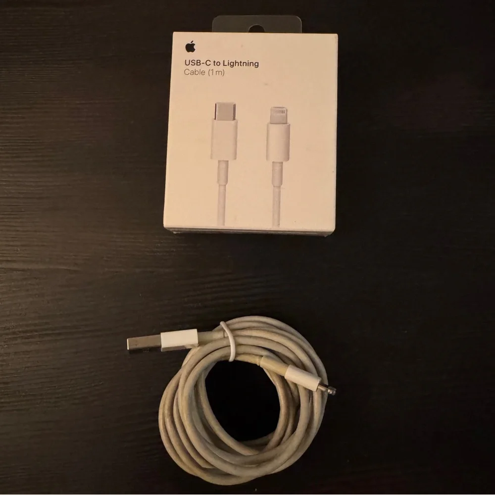 New Apple White USB-C to Lightning Cable (Not Generic!) + Free Gift!